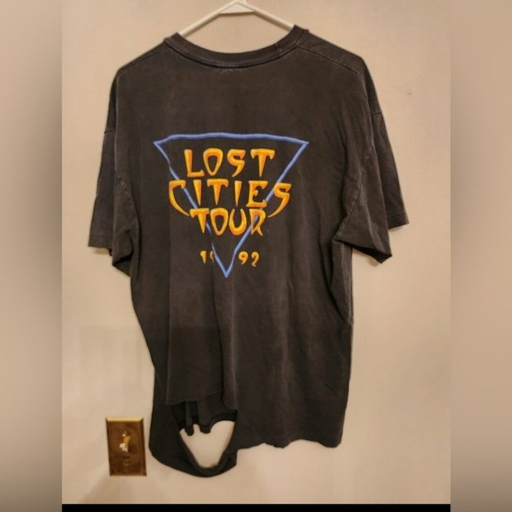 Vintage Steve Miller Band Lost Cities Tour T Shirt 1992 Black - Picture 6 of 8